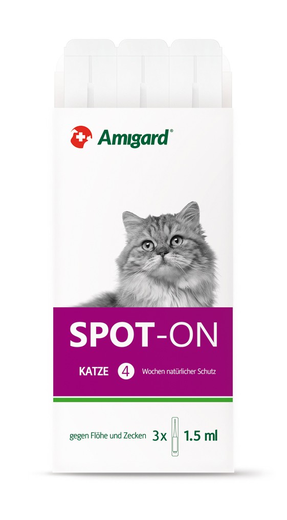 Amigard Spoton Katze, Dreierpackung alle Produkte